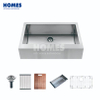 FS3621S Factory-Direct Handmade Apron-Front Farmhouse Kitchen Sink | Premium 304 Stainless Steel