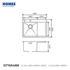 DT16548R New Models Standard Apartment Size SS304 Single Bowl With Drainboard Stainless Steel Kitchen Sink