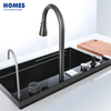  Nano 304 Stainless Steel Waterfall Sink Workstation Kitchen with Multifunctional 