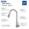 Stain Brushed Single Handle Kitchen Faucet KF304F5
