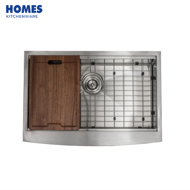 30 Inch Burshed Workstations Sink Farmhouse Sink Single Bowl Cupc
