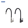Wholesale Prices 360 Rotate Single Hole Sanitary Kitchen Faucet Flexible Neck Sink Taps