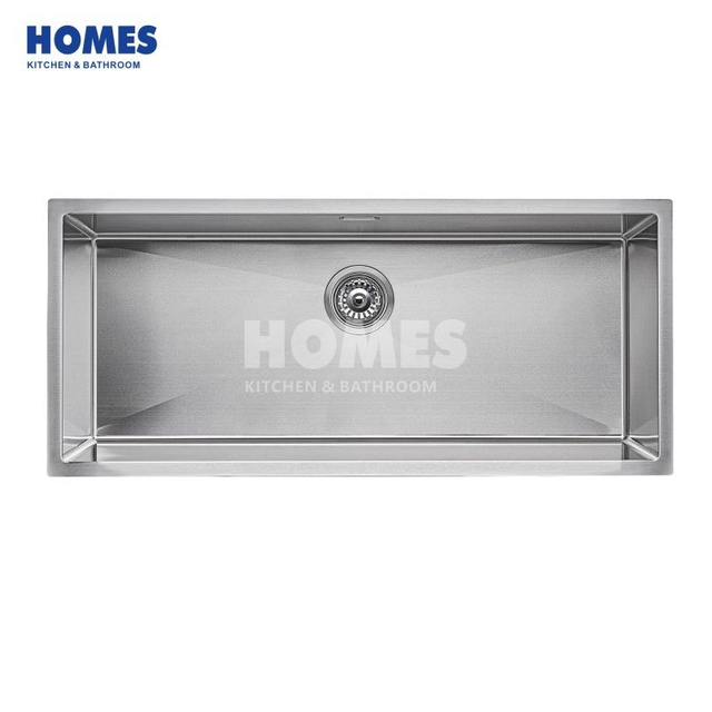 U1100451 Undermount Kitchen Sink: 16-Gauge SS Single Bowl + Sound-Absorbing & Scratch Protection