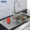 Stainless steel inset kitchen sink