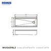 WUS4519L2 Workstation Slot Kitchen Sink Stainless Steel Under the Counter with All Accessories