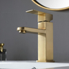 PVD Glod Deck Mounted Bathroom Faucet BF3042G
