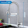 PVD Gold Single Handle Kitchen Faucet KF304SG