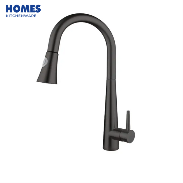 Matte Black Pull Down Kitchen Faucet KF3040SB
