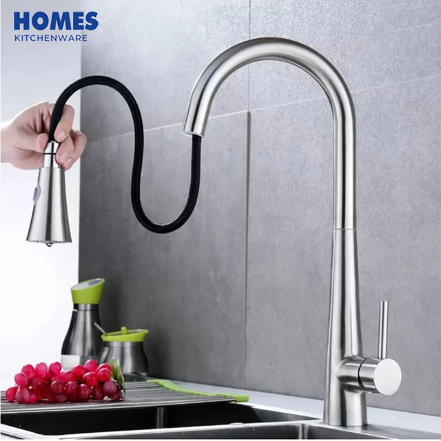 Chorme Pull Down Kitchen Faucet KF304S