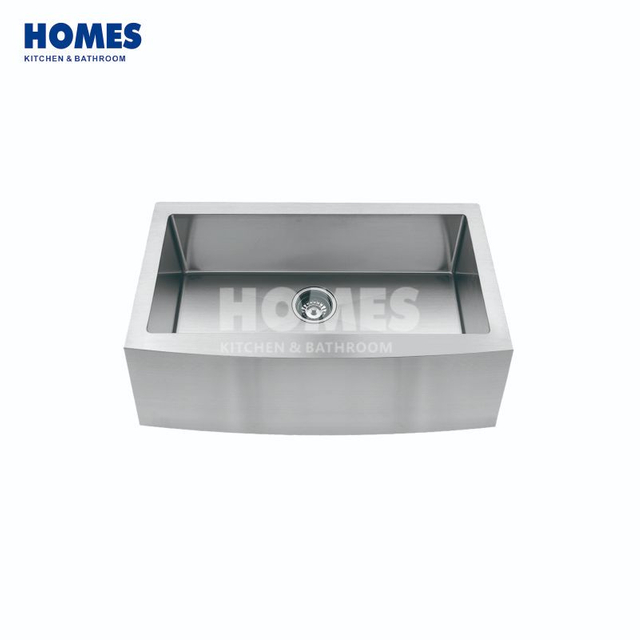 FD3622R64 Stainless Steel Farm Sink Hot Sale Single Square Bowl Apron Front Kitchen Sink 
