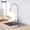 DT16548R New Models Standard Apartment Size SS304 Single Bowl With Drainboard Stainless Steel Kitchen Sink