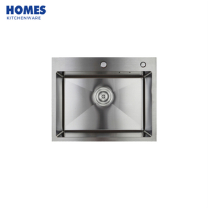  Handmade 304 Stainless Steel Single Bowl Kitchen Sink 