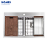 33 Inch Stainless Steel Workstations Sink Topmount Sink Double Bowl Upc 84x56