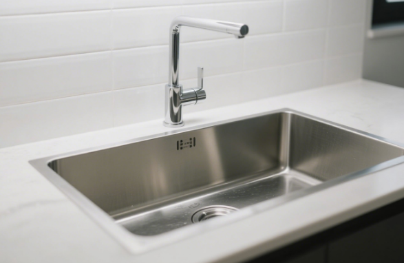 remove mold sling from kitchen sink