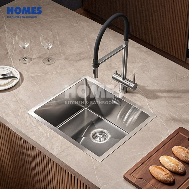 U145451 Undermount Kitchen Sink 16-Gauge Stainless Steel Single Bowl Sink