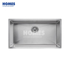 U180451 Quiet & Durable Undermount Kitchen Sink: 16-Gauge Stainless Steel, Single Bowl + Scratch-Resistant Grid