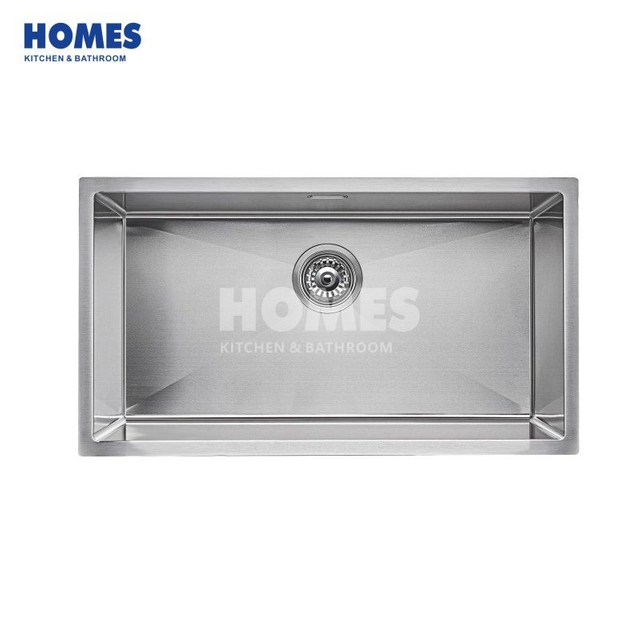 U180451 Quiet & Durable Undermount Kitchen Sink: 16-Gauge Stainless Steel, Single Bowl + Scratch-Resistant Grid
