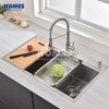 WTS3622L1 Stainless Steel Single Bowl Single Faucet Hole Topmount Kitchen Sink Modern Stainless Steel Kitchen Sink