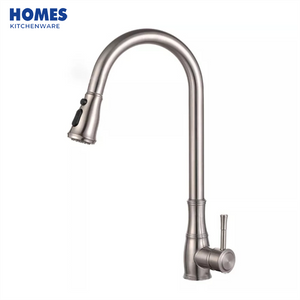 Stain Brushed Single Handle Kitchen Faucet KF304F5
