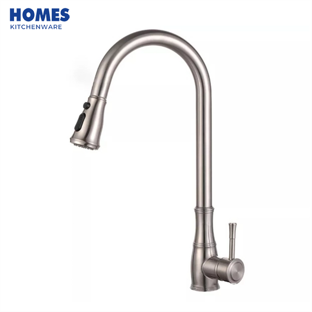 Stain Brushed Single Handle Kitchen Faucet KF304F5