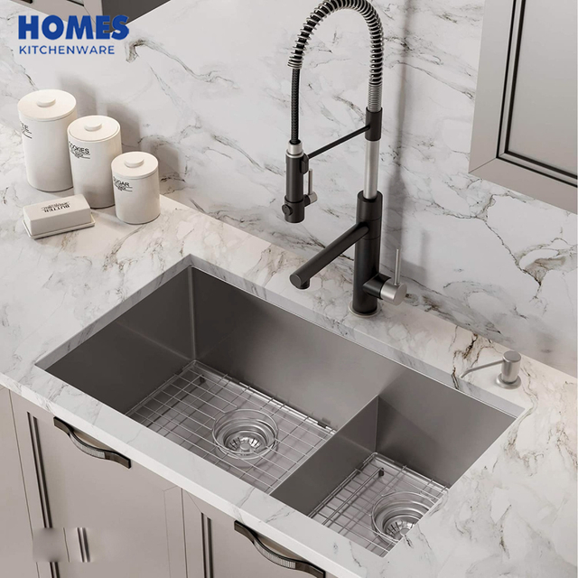  Handmade Undermount 304 Stainless Steel Kitchen Sink
