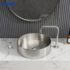 BSR4OS Handmade PVD 304 Stainless Steel Bathroom Sink