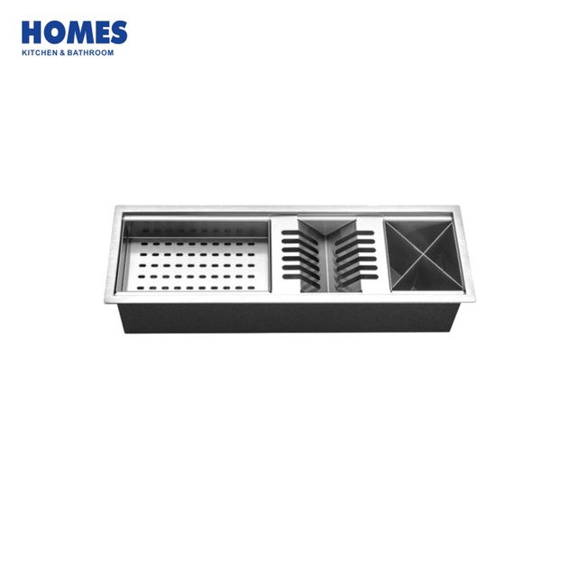 CS60 304 Stainless Steel Dish Drying Rack for Kitchen Countertops