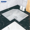 CS800 Handmade Stainless Steel Kitchen Sink Brushed Stainless butterfly Kitchen Single Bowl Corner Sink