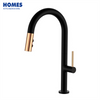 Matte Black Single Hole Kitchen Faucet GB3041
