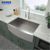 35 Inch 16gauge Farmhouse Sink Brushed Double Bowl Antique Farmhouse