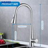 Matte Black Pull Down Kitchen Faucet KF3040SB