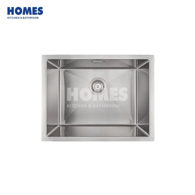 U160451 Undermount Single Bowl Kitchen Sink, 16 Gauge Stainless Steel with Bottom Grid