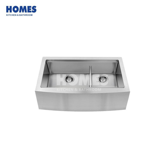 WFD3622L164 304 Stainless Steel Undermount Kitchen Sink - 16-Gauge Heavy-Duty Construction with Sound Dampening Technology