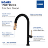 Matte Black Single Hole Kitchen Faucet GB3041
