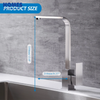 KF101 Satin Brushed Single Handle Kitchen Faucet
