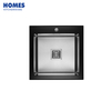 Tempered Glass Square Vintage Kitchen Sink