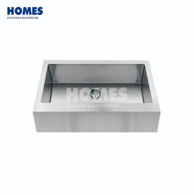 FS3621S Factory-Direct Handmade Apron-Front Farmhouse Kitchen Sink | Premium 304 Stainless Steel