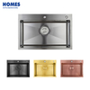  Handmade Kitchen Sink 304 Stainless Steel Single Bowl Sink