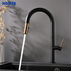 Matte Black Single Hole Kitchen Faucet GB3041
