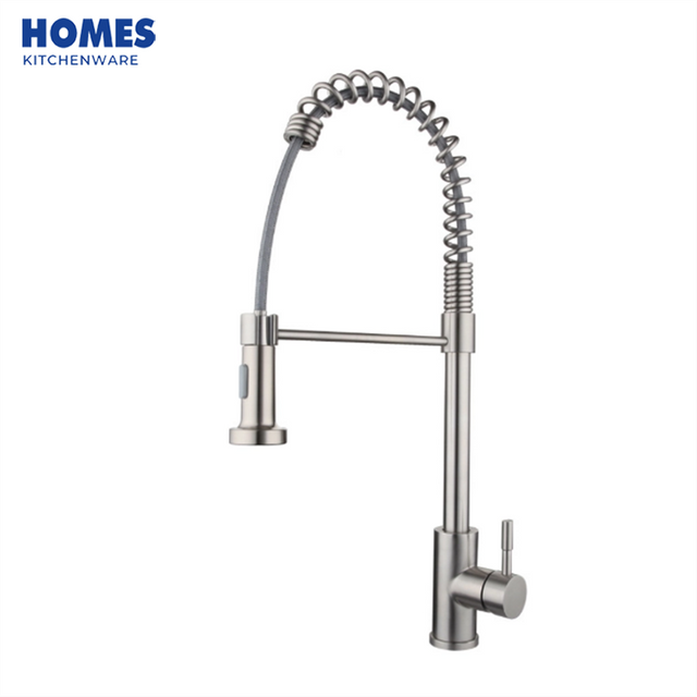 Spring Single Handle Pull Down Kitchen Faucets with Sprayer YX3041