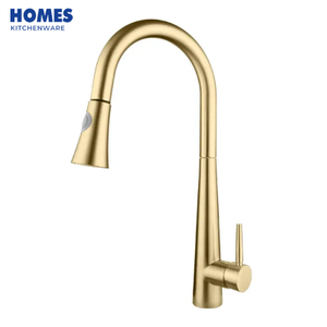 PVD Gold Single Handle Kitchen Faucet KF304SG