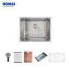 U160451 Undermount Single Bowl Kitchen Sink, 16 Gauge Stainless Steel with Bottom Grid