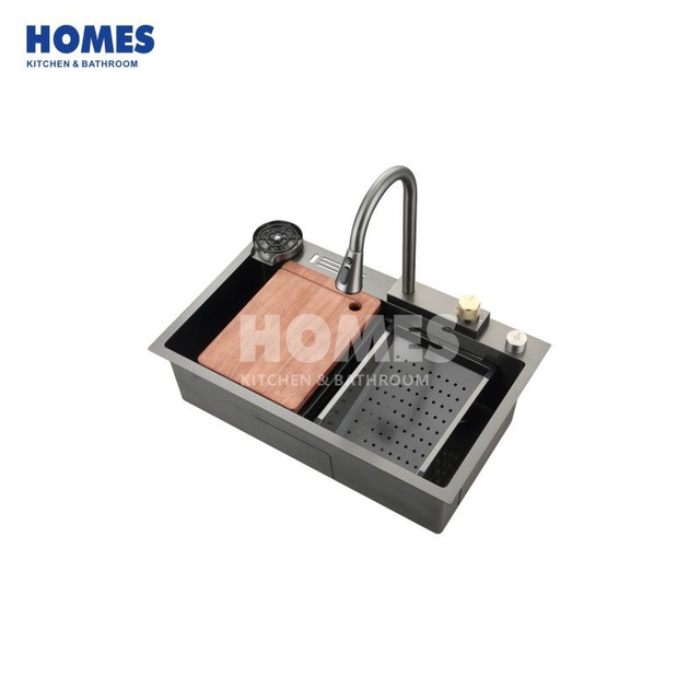WH7546 Nano Black Multifunction Kitchen Sink