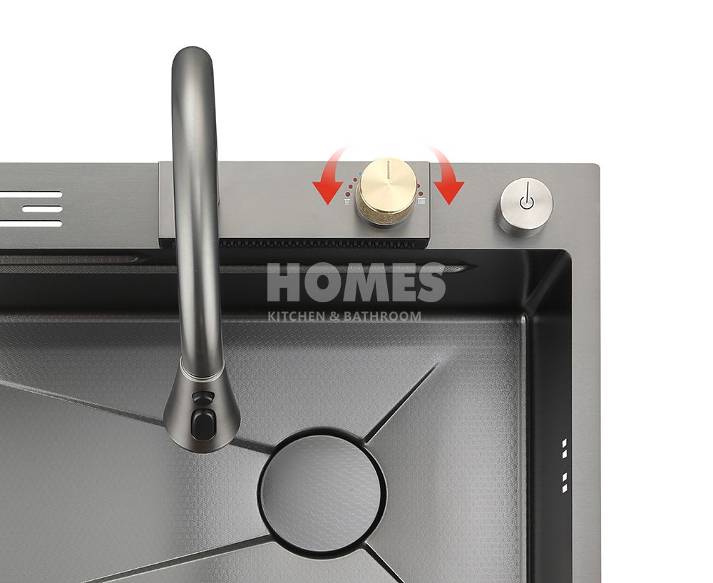 WH7546 Nano Black Multifunction Kitchen Sink