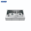 FD3321S Handmade Stainless Steel Sinks Double Bowl Vegetables Basin High Quality Brushed Kitchen Sink