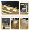  Gold Nano Kitchen Sink 304 Stainless Steel Waterfall Sink Workstation Kitchen with Multifunctional 