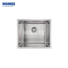 U155451 Single Bowl Kitchen Sink, Heavy-Gauge Stainless Steel Undermount Workstation Sink with Bottom Grid