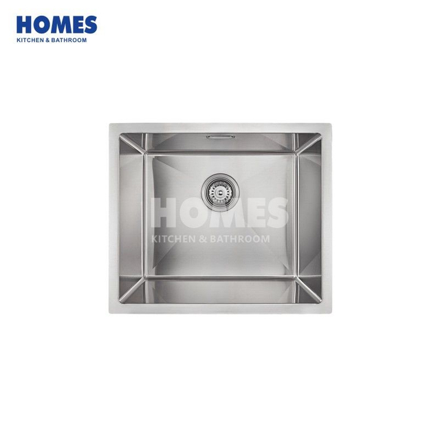 U155451 Single Bowl Kitchen Sink, Heavy-Gauge Stainless Steel Undermount Workstation Sink with Bottom Grid