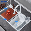 White Kitchen Workstation, Undermount Kitchen Sink - Undermount Sinks Stainless Steel Single Bowl Kitchen Sink