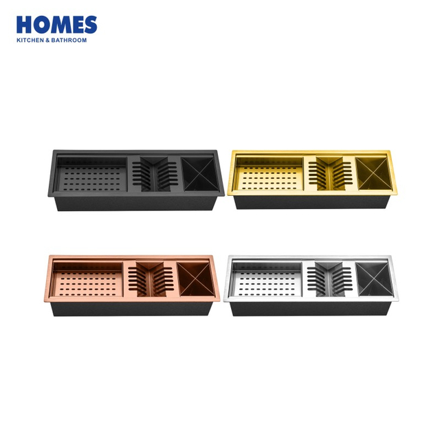 CS60 304 Stainless Steel Dish Drying Rack for Kitchen Countertops